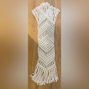 Handmade Macramé runner